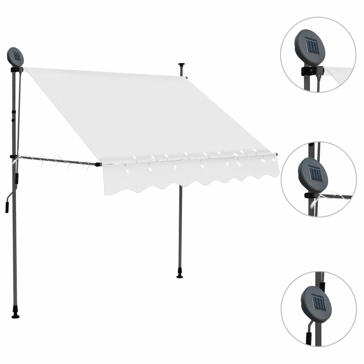 Manual Retractable Awning with 78.7" L35504