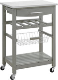 Gray Kitchen Cart Y13262