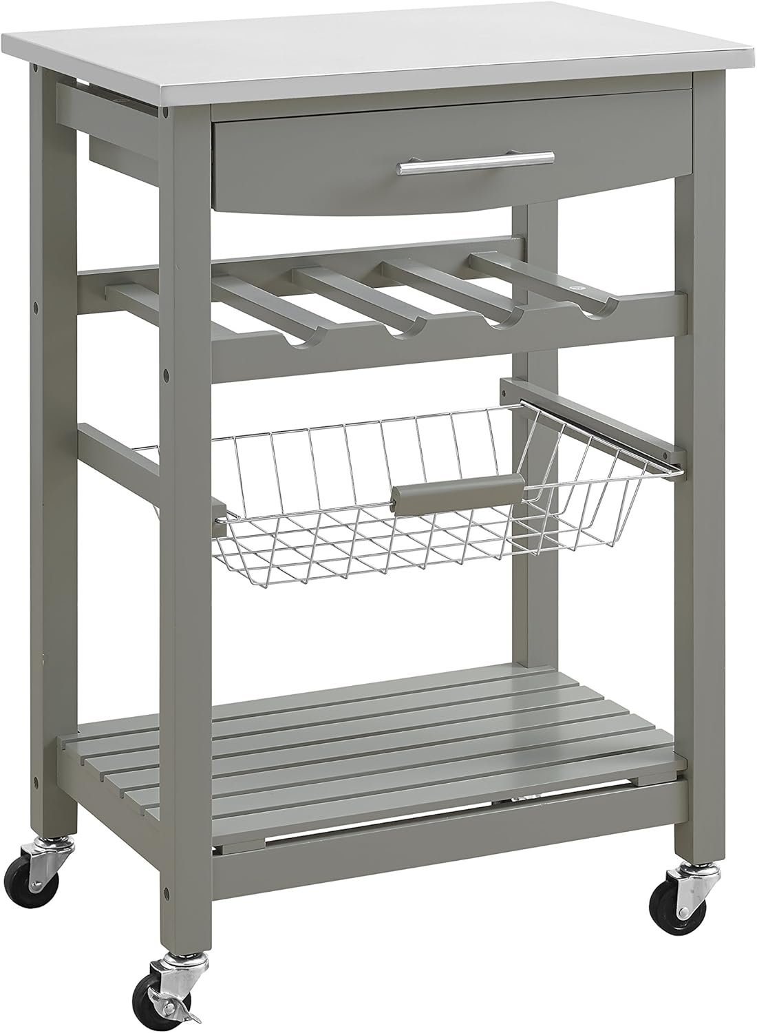 Gray Kitchen Cart Y13262