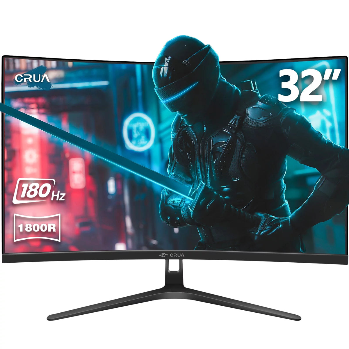 32 Curved Gaming Monitor, FHD 1080P, 165Hz, 1ms, FreeSync, Black J2260
