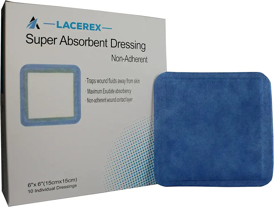 Super Absorbent Non Adhesive Wound Dressing Pad 10/Bx N61472