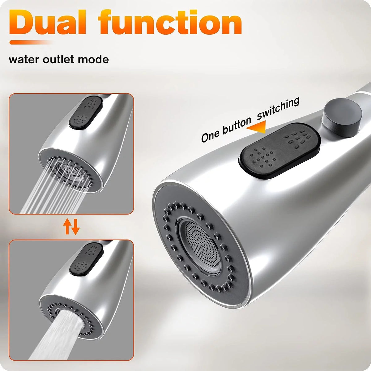 Kitchen Faucet with Pull Down Sprayer Single Handle V9760