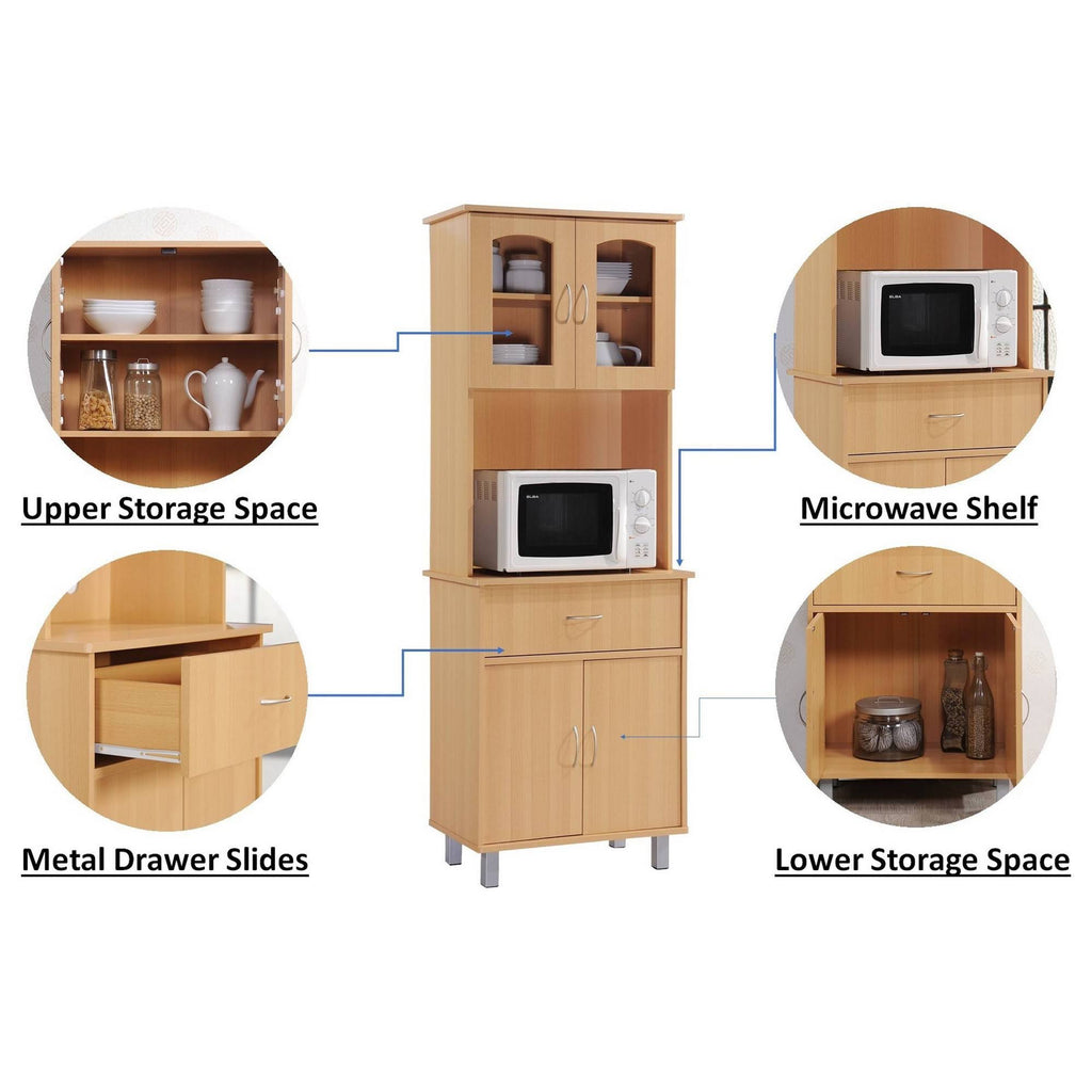 Beech Kitchen Cabinet E34081