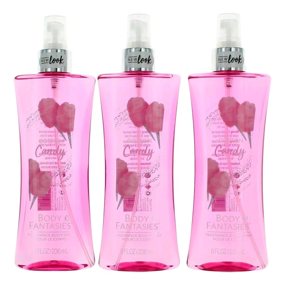 3 Pack 8 oz Cotton Candy Body Spray N7317