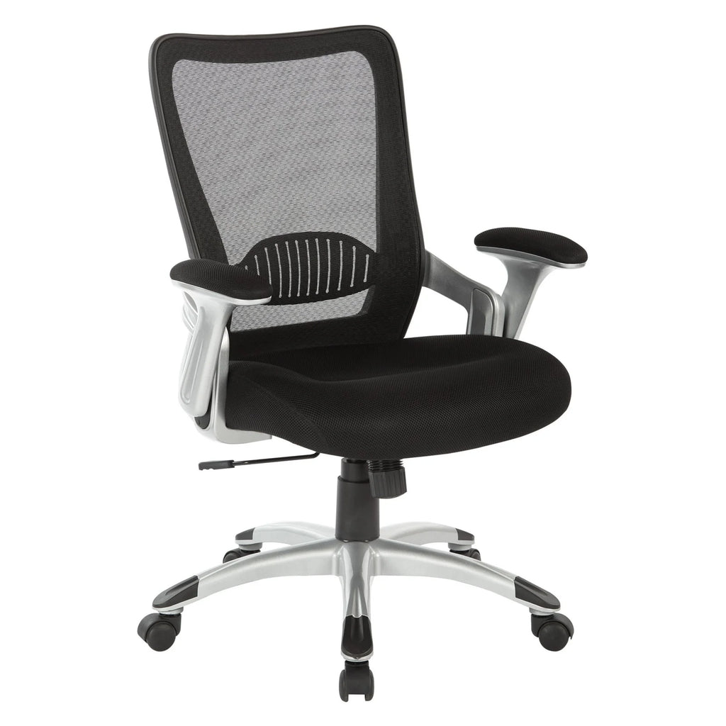 Black Mesh Screen Back Chair F8873