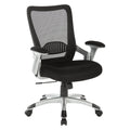 Black Mesh Screen Back Chair F8873