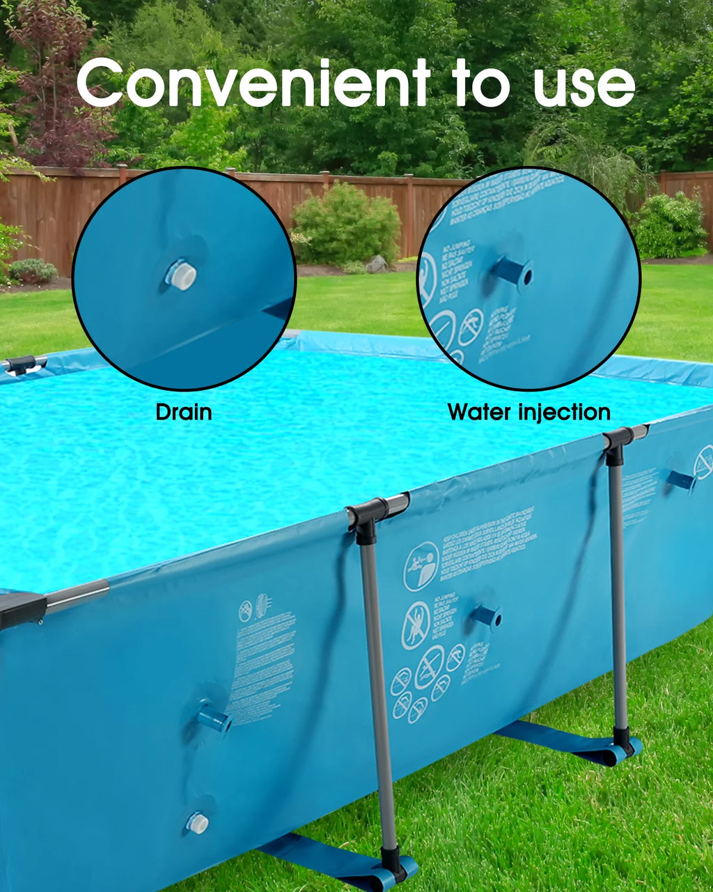 10 ft Rectangular Frame Pool S100712