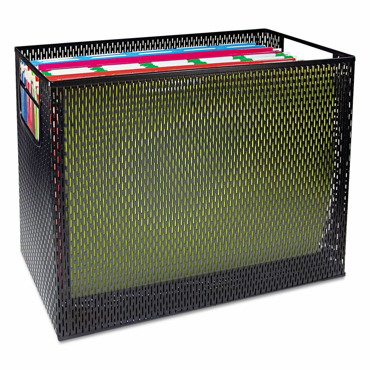 Punched Metal Desktop File Black H400527