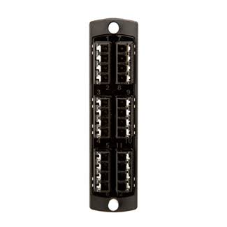 24 Fiber Black Adapter Plate T707