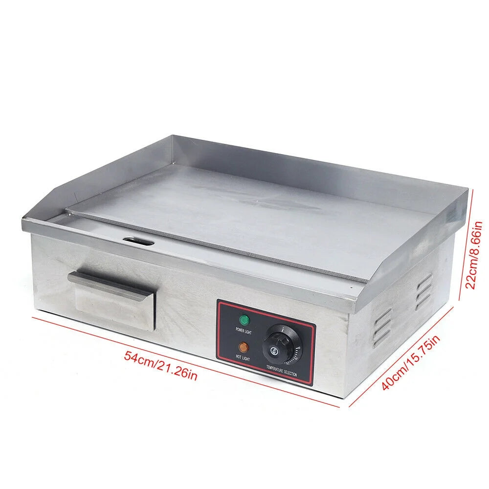3000W Commercial Electric Countertop Griddle U71117