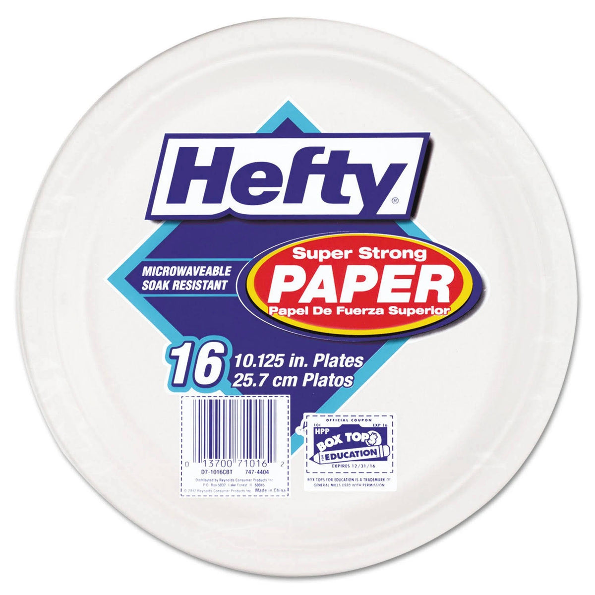10 1/8" Bagasse Paper Plate K407183