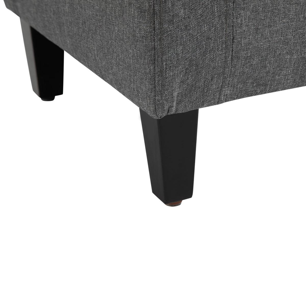 Linen Storage Ottoman Bench V4433