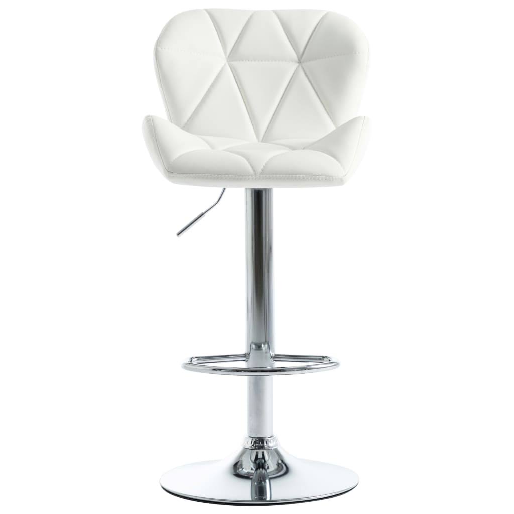 Orange Faux Leather Bar Stool N69816