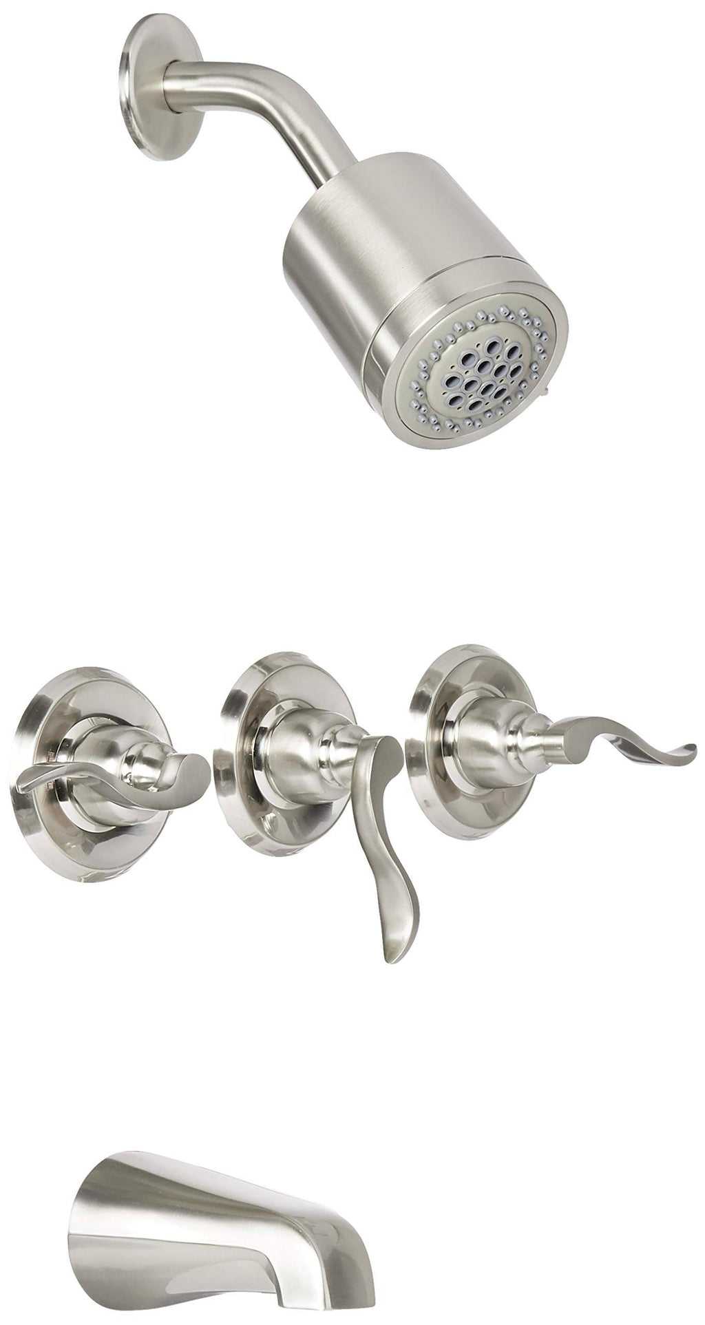 French Tub & Shower Faucet with Three Handle H960