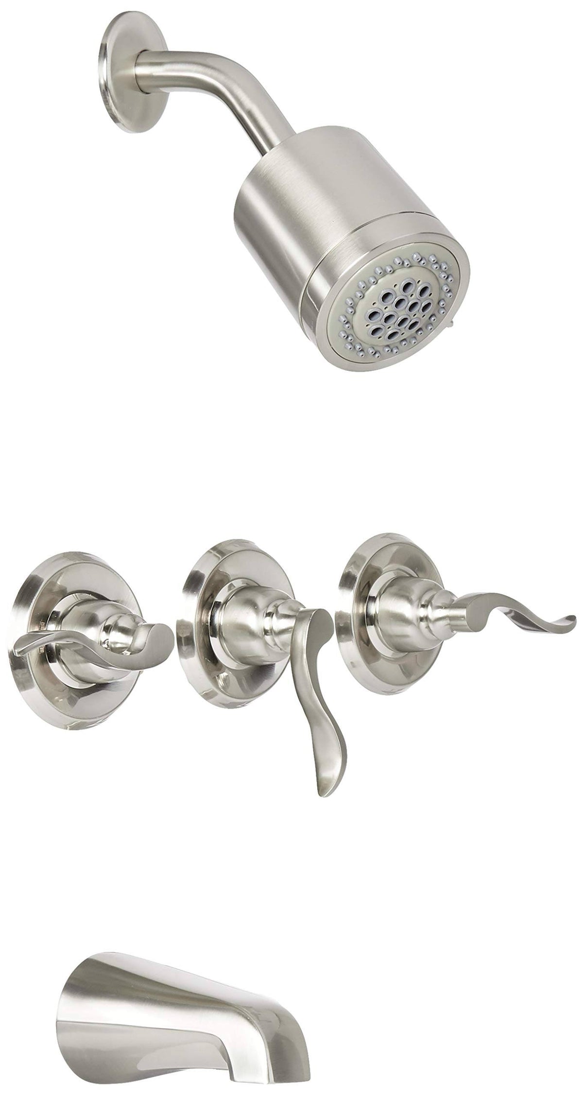 French Tub & Shower Faucet with Three Handle H960