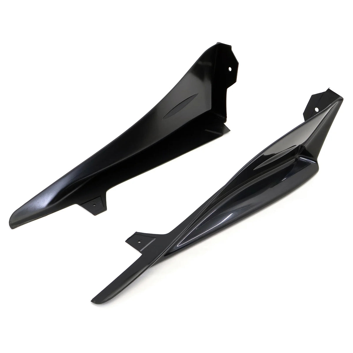 Unpainted Black ABS Side Skirt Spats 2Pieces M3331