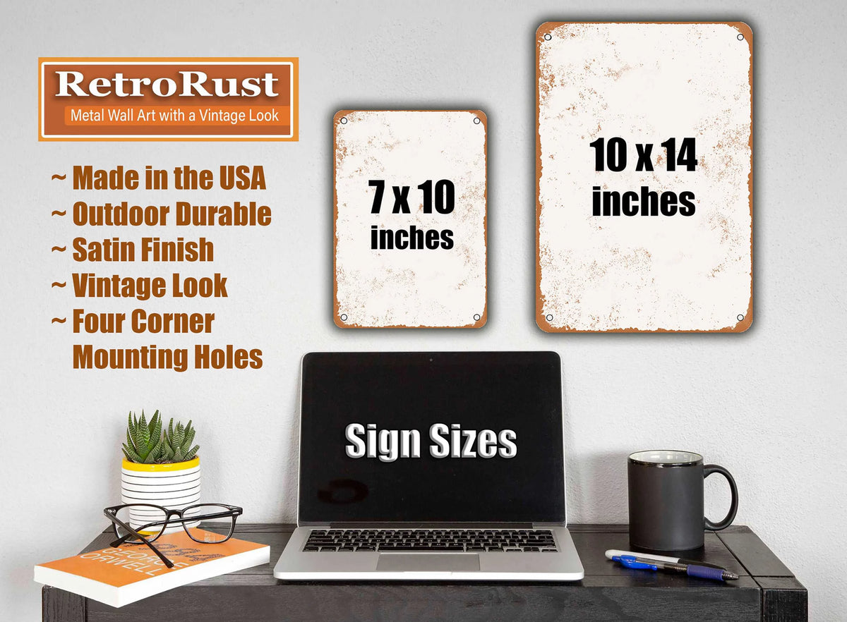 Metal Sign J129