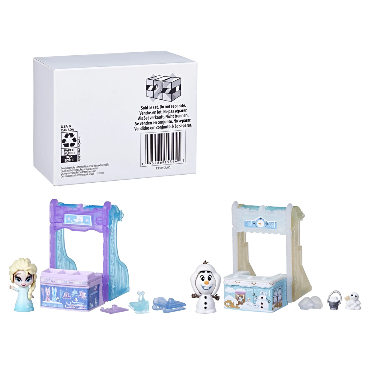 Elsa and Olaf Sled to Shop Playset Toys A11455