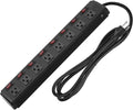 8 Outlets Metal Power Strip Surge Protector U666649