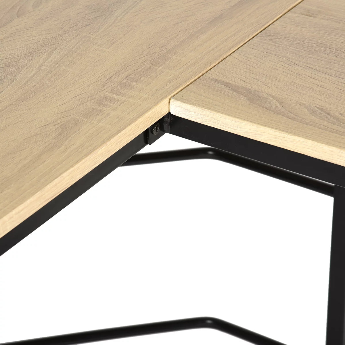 L-Shape Computer Desk with Metal Structure C8635