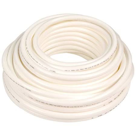 White Semi-Clear Plastic Tubing, Inner Diameter 5/8 inch, Outer Diameter 7/8 inch R43456