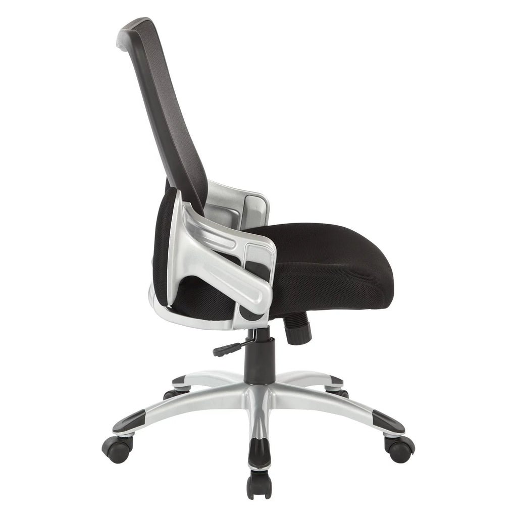 Black Mesh Screen Back Chair F8873