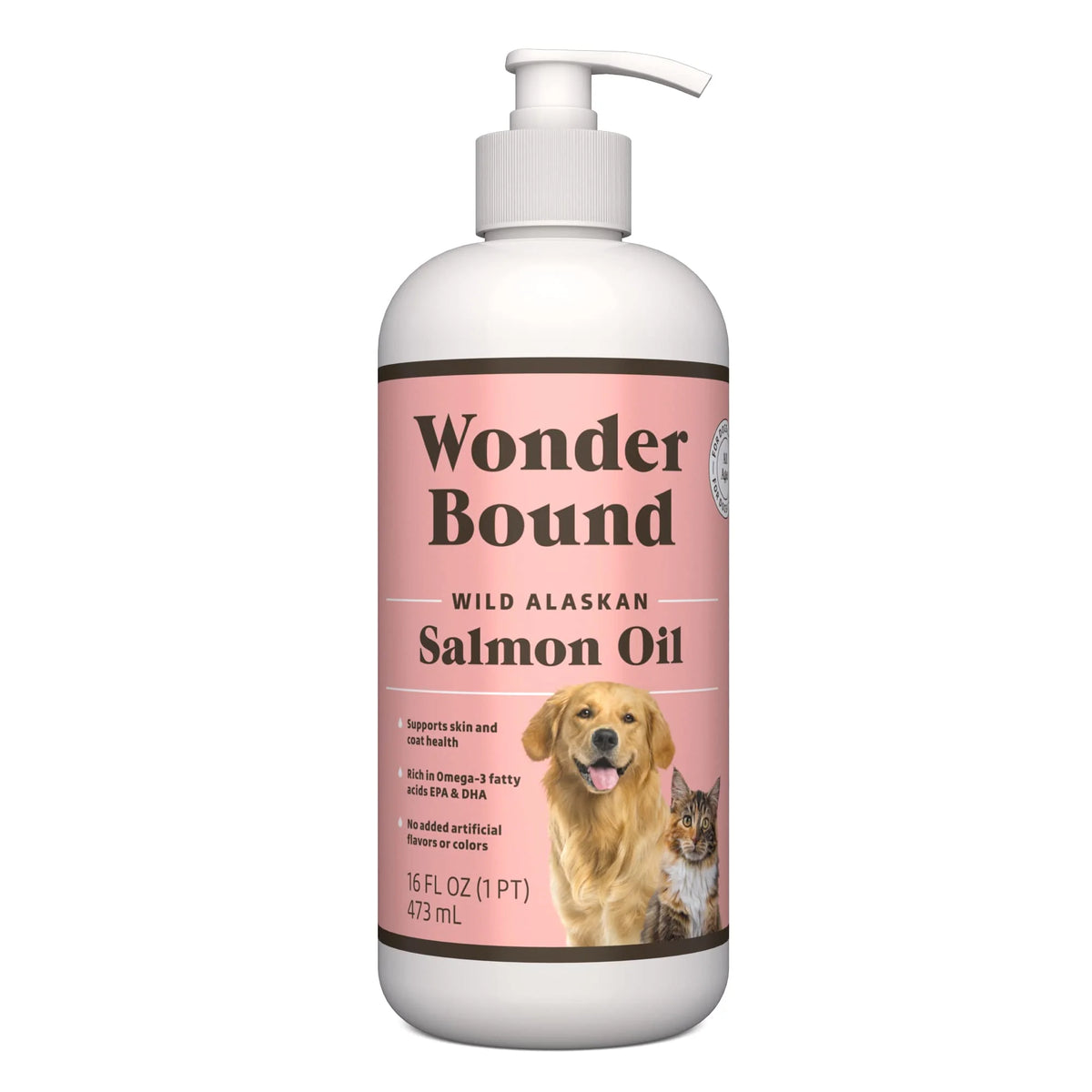 Wild Alaskan Salmon Oil for Dog, Cat, 16 fl oz S3545