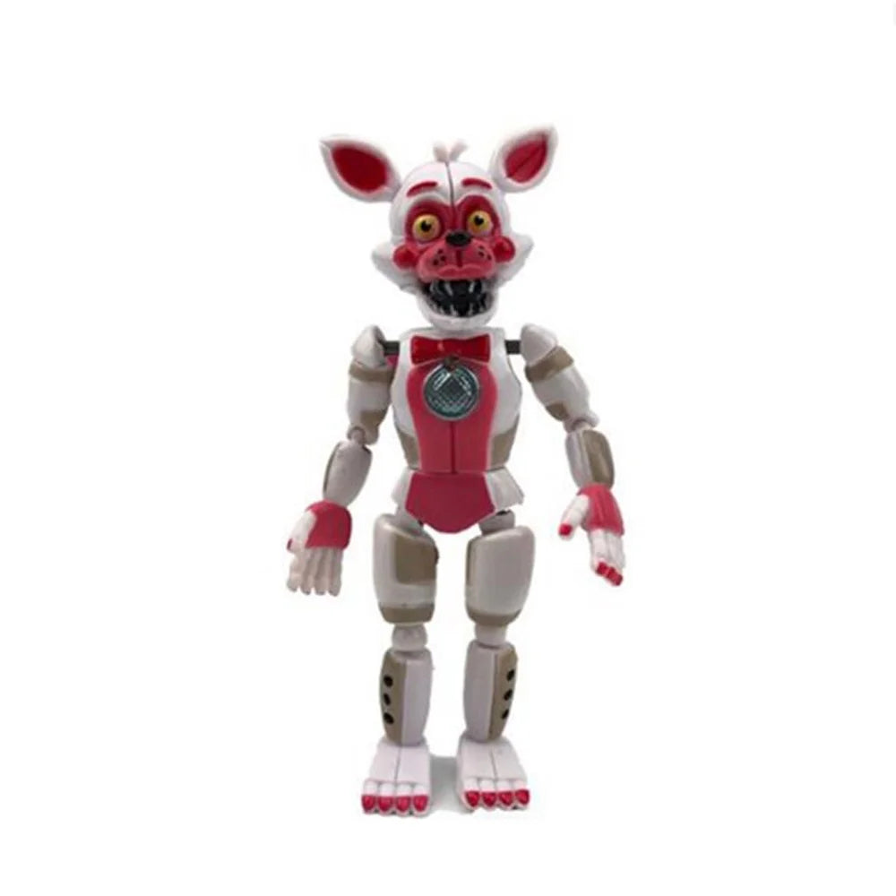 5Pcs FNAF Funtime Freddy Foxy Movable Action Figures X72261