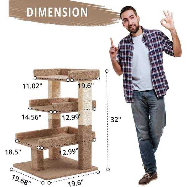 Cat Tree with Scratching Post N2719