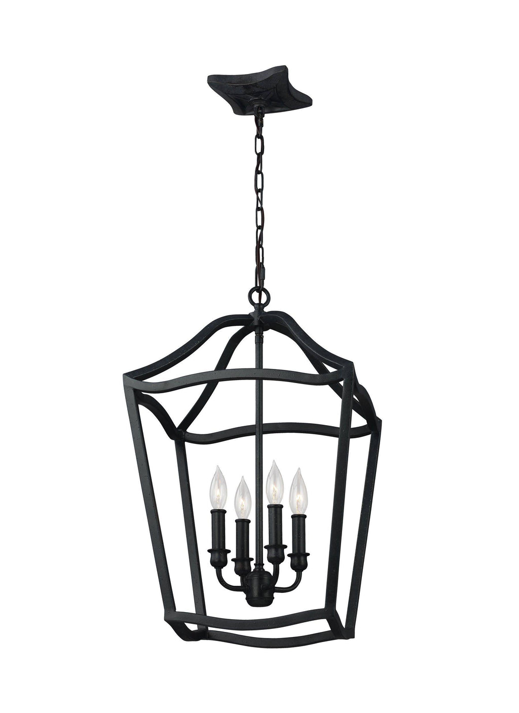 Antique Forged Iron 4 - Light Foyer Y764187