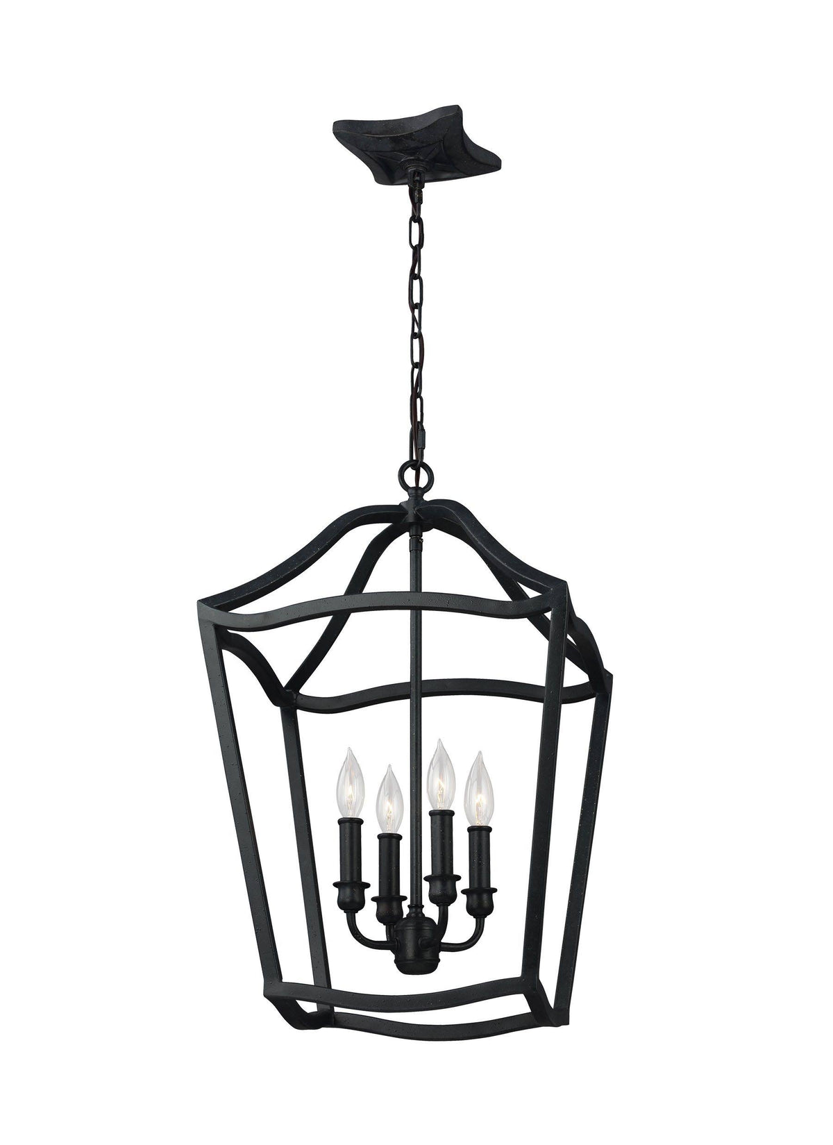 Antique Forged Iron 4 - Light Foyer Y764187