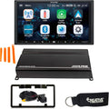 CarPlay & Android Auto Receiver with 4-Channel Amplifier and Back up Camera K722