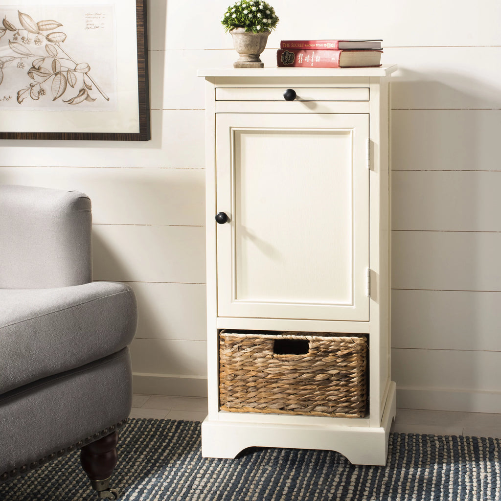 Tall Storage Unit with Pullout Table and Basket M250857