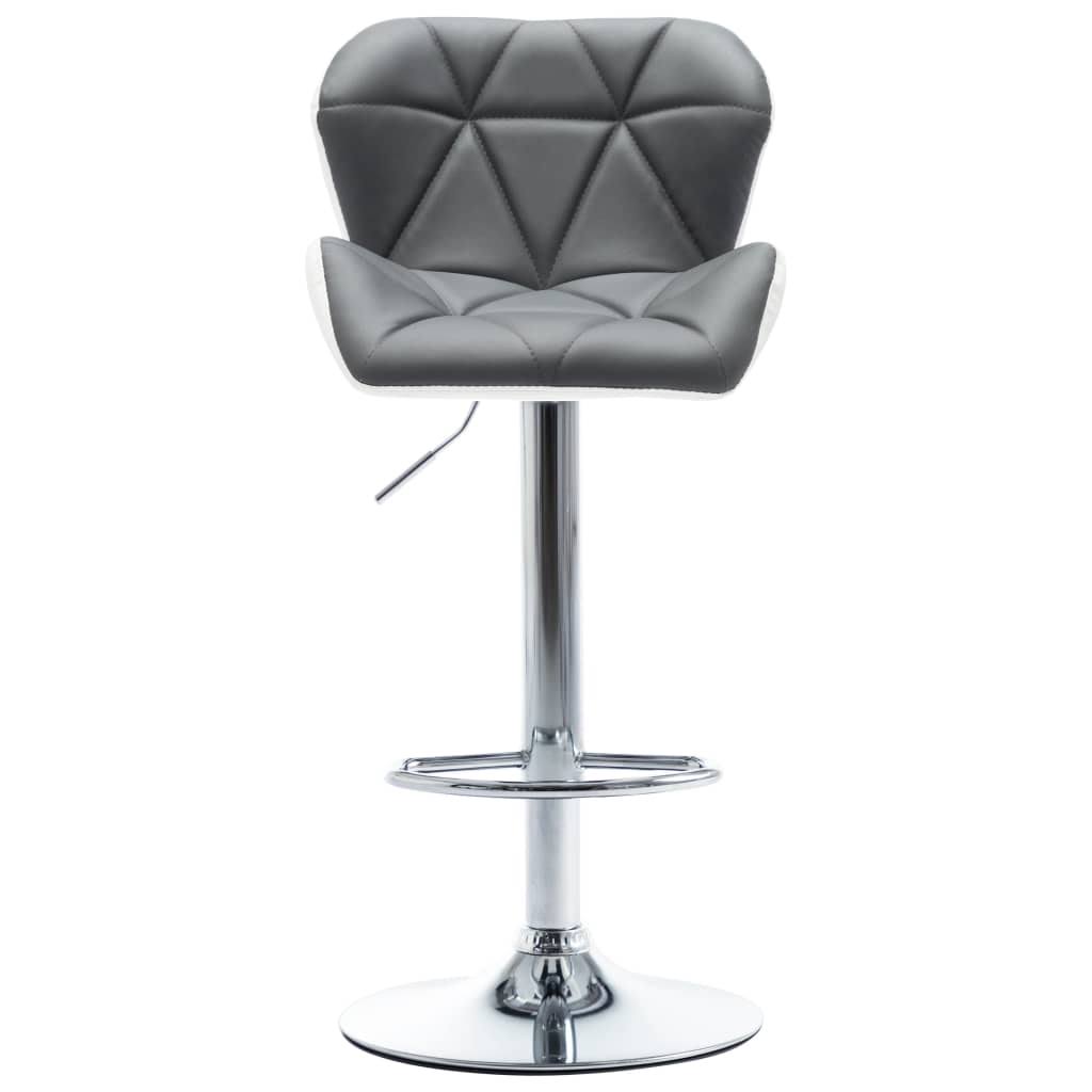 Orange Faux Leather Bar Stool N69816