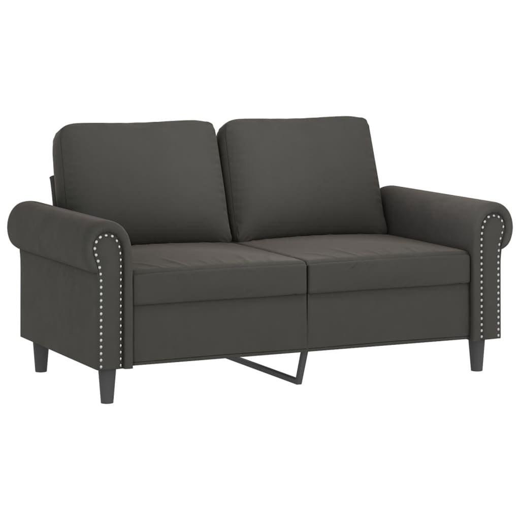 2-Seater Sofa Dark Gray 47.2" J121922