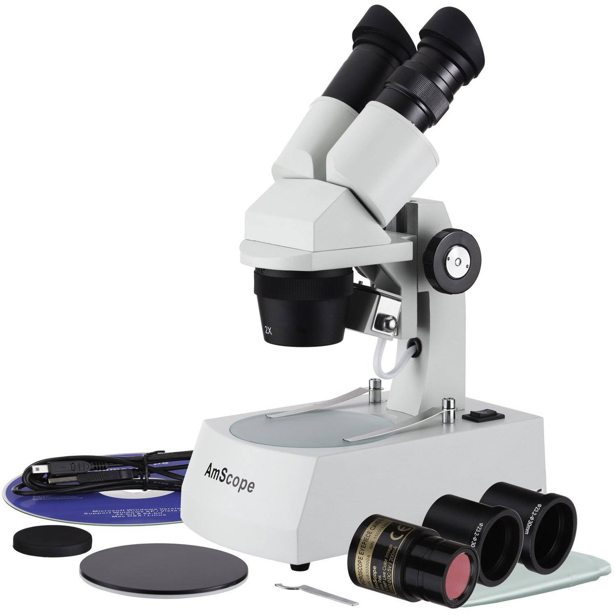 20X-40X-80X Binocular Stereo Dissecting Microscope with 2MP USB Camera Q57418