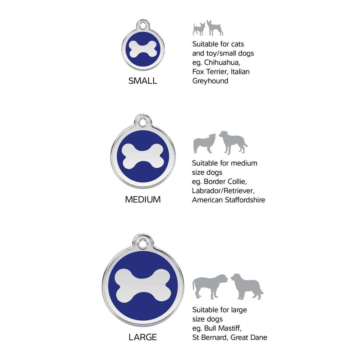 Enamel Pet ID Tag Heart Z656158