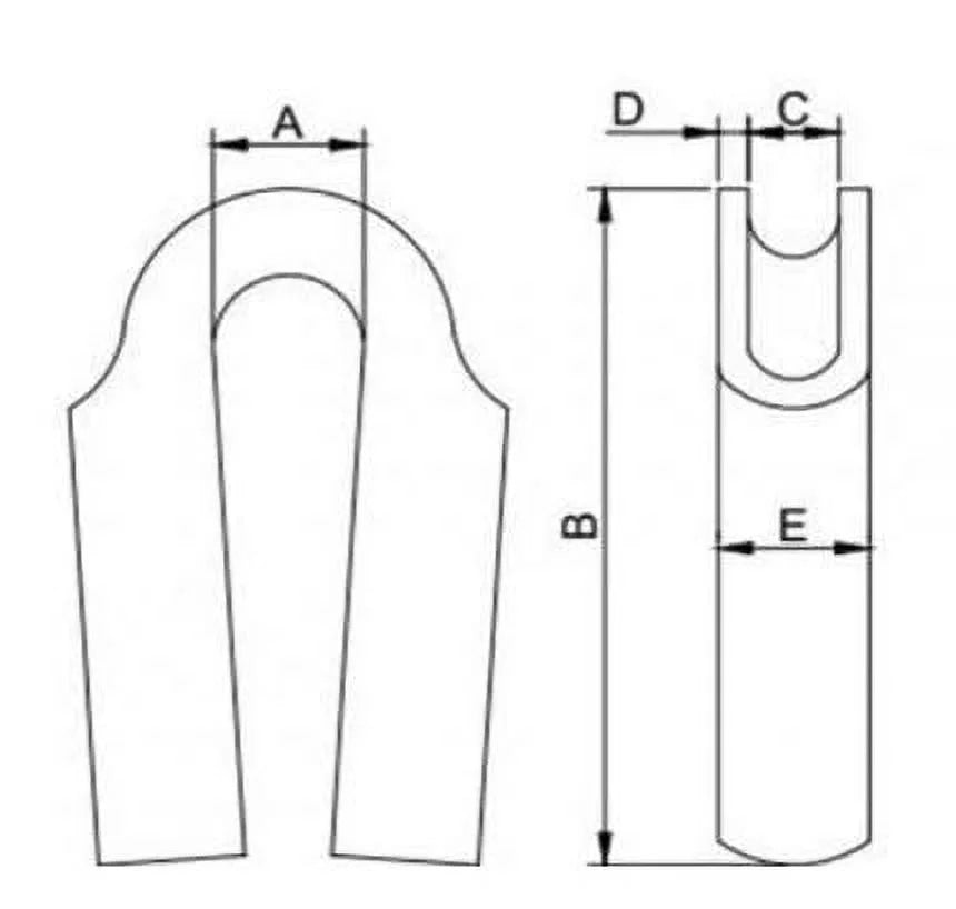 Wire Rope Tube Thimble 316 Stainless Steel 20mm 05-Pack K928