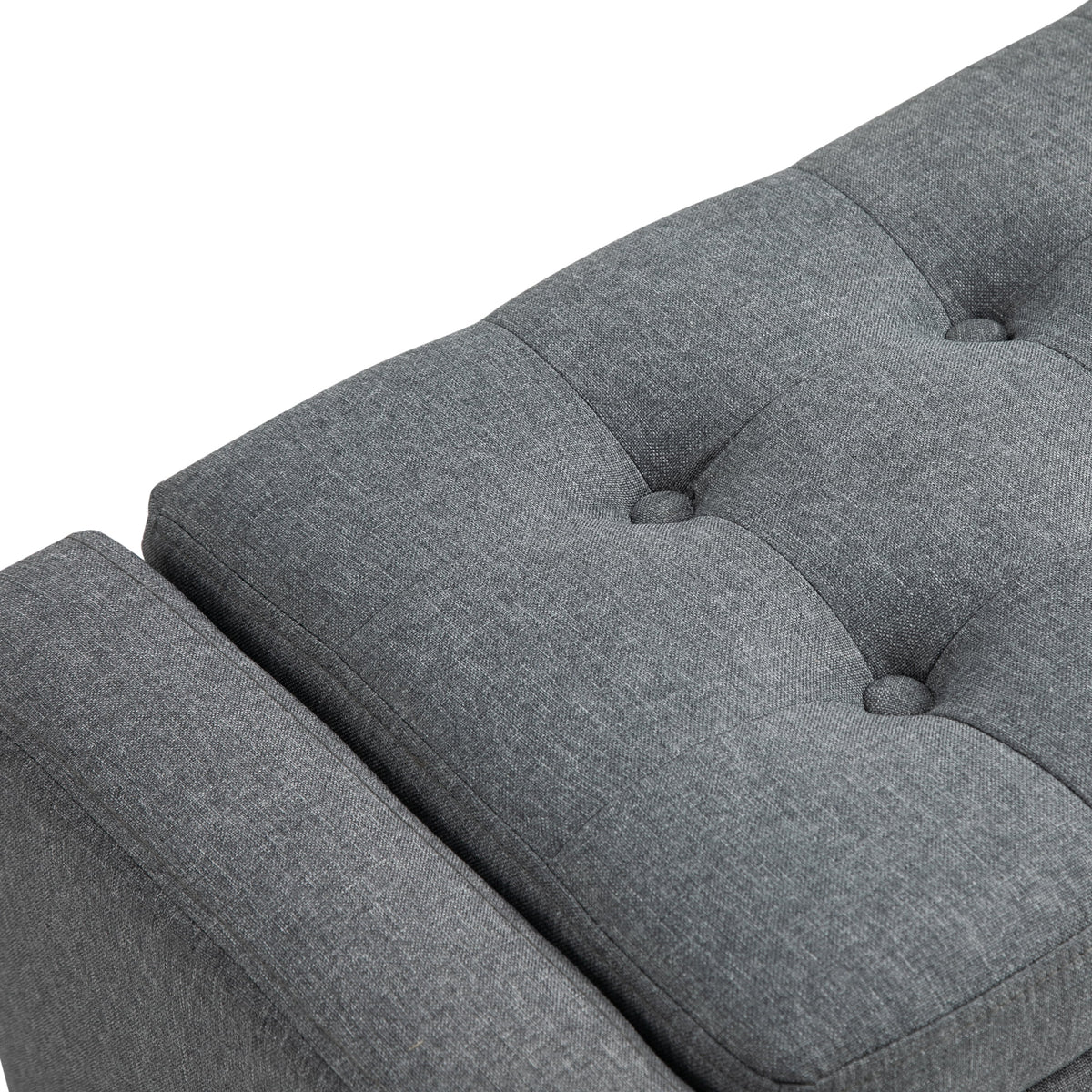 Linen Storage Ottoman Bench V4433