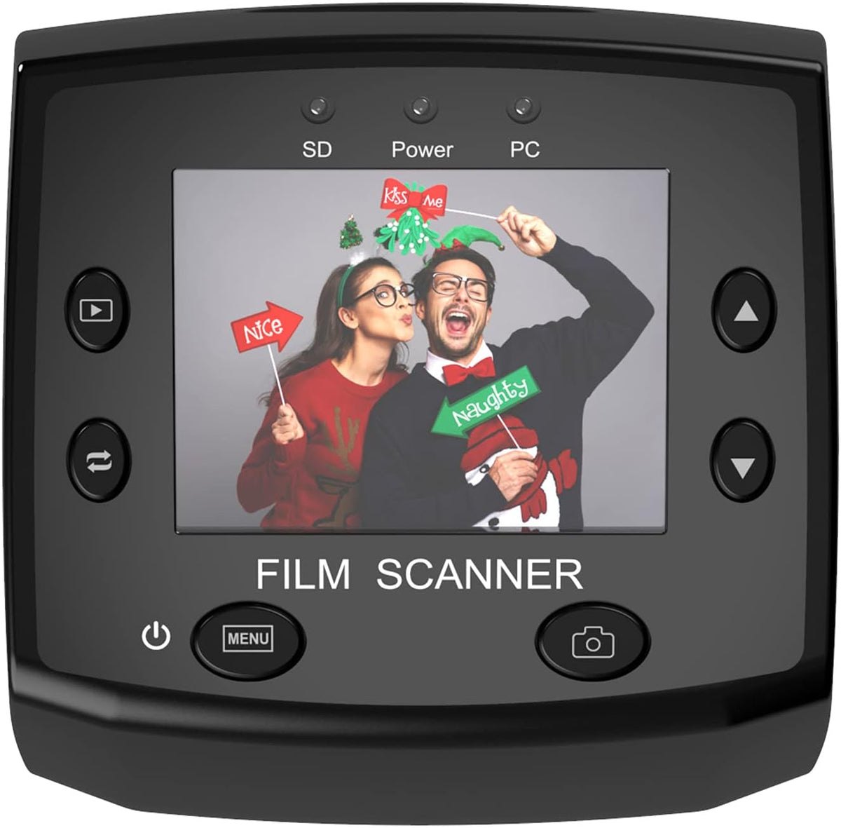 135 Film Scanner Slide Viewer with Slide Mounts Feeder Pack of 2 Z58189