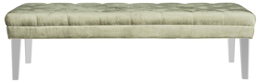 Cyan Tufted Bench Z58665