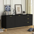 Black 2-Door Storage Cabinet S11049