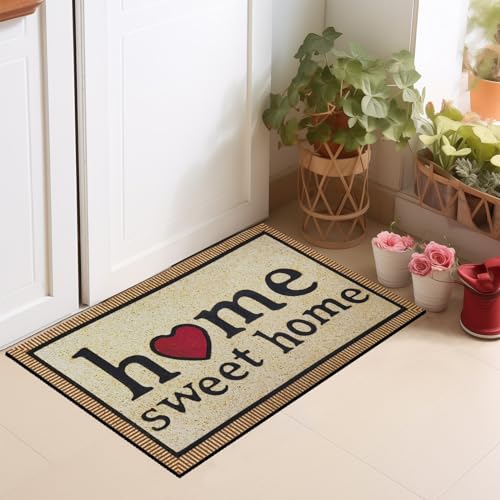 Welcome Mat 17x 30 Inch Non Slip Rubber Back Door Mat Y7764