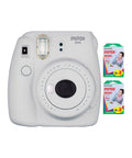 Smokey White Instant Film Camera with 40 Sheets of Instant Film Y5442