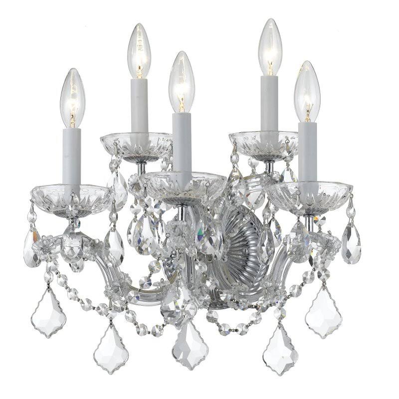 Gold Crystal Sconce Z482